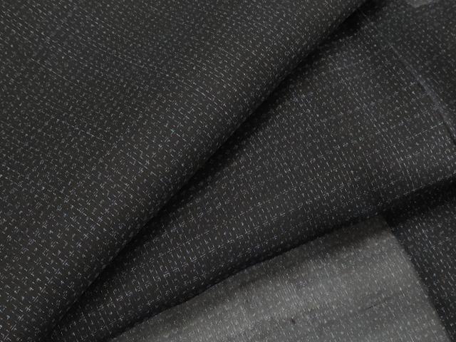 平和屋着物＊夏物　男性　紗紬　格子　正絹　逸品　AABK2816st 平和屋着物＊夏物 男性 紗紬 格子 正絹 逸品 AABK2816st