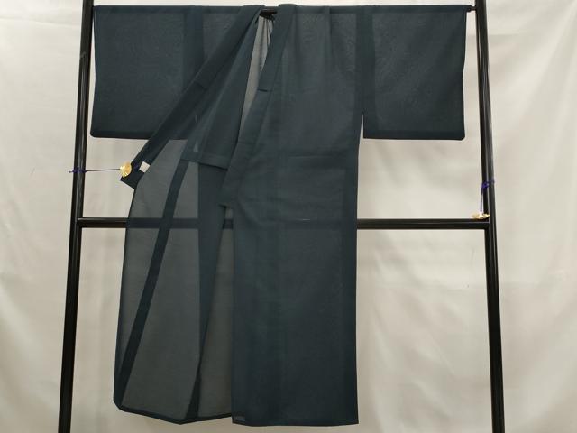 平和屋着物*夏物 男性 色無地 紗 褐返色 洗える着物 AABK2827st