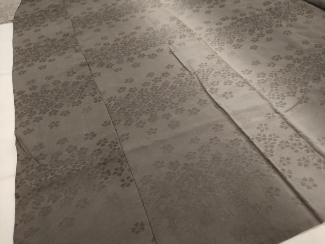 平和屋着物*夏物 小紋 舞花紋紗 暈し染め 正絹 逸品 AABK2832st
