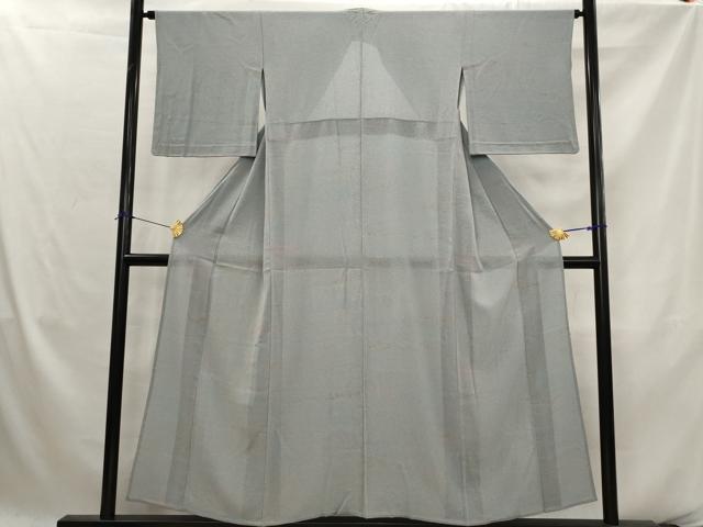 平和屋着物*夏物 小紋 絽縮緬 霞文 正絹 逸品 AABK2833st