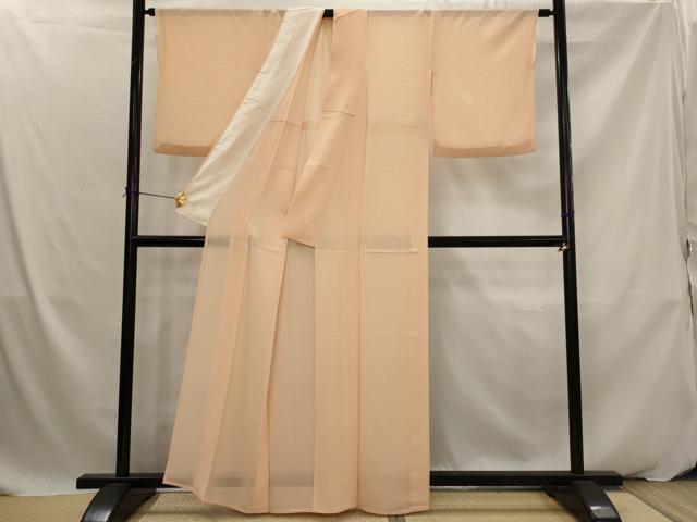 平和屋着物*夏物 色無地 絽 一斤染色 正絹 逸品 AABK2842st