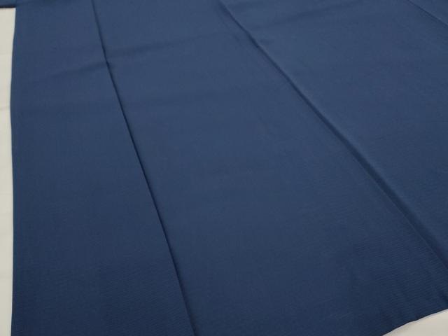 平和屋着物*夏物 色無地 絽 留紺色 正絹 逸品 AABK2849st
