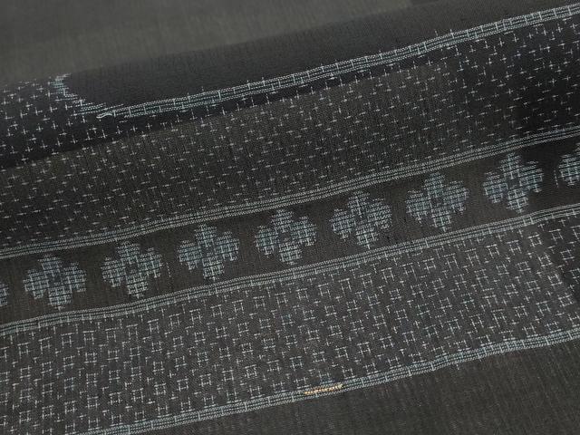 平和屋着物*夏物 本場大島紬 夏大島 エ霞文 正絹 逸品 AABK2857st