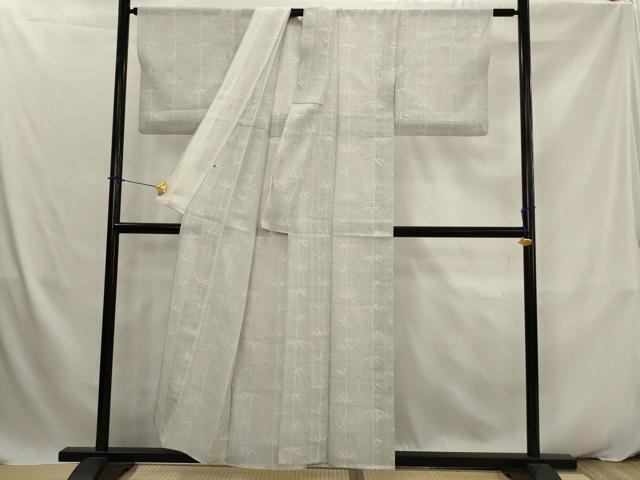 平和屋着物*夏物 本場大島紬 夏大島 笹竹文 ゑり善扱い 正絹 逸品 AABK2887st