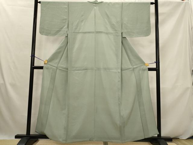 平和屋着物*夏物 色無地 絽 千草色 正絹 逸品 AABK2902st