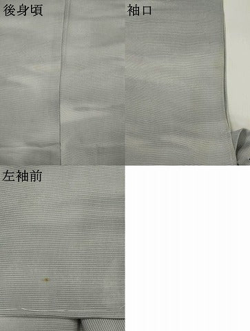 平和屋着物*夏物 小紋 絽 作家物 東雲ぼかし 暈し染め 正絹 逸品 AABK2924st