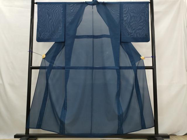 平和屋着物*夏物 色無地 絽 褐返色 洗える着物 AABK2954st
