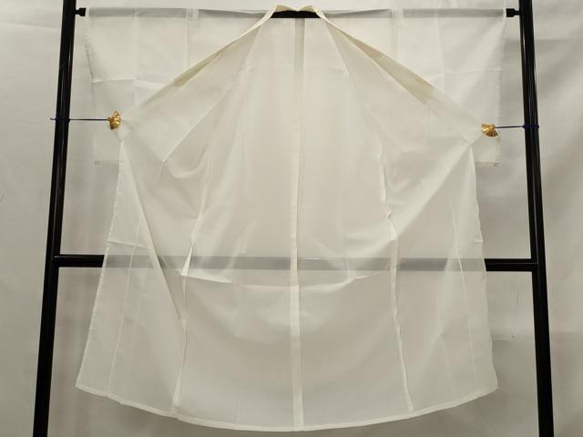 平和屋着物*夏物 長襦袢 絽 白色 洗える着物 AABK2974st