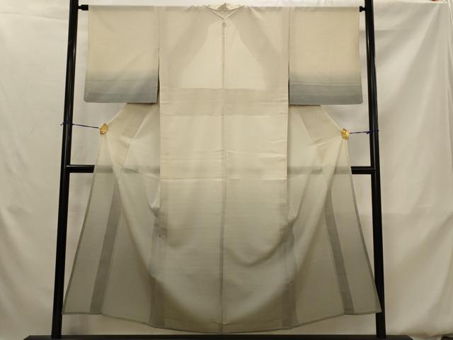 平和屋着物*夏物 訪問着 紗紬 霞文 暈し染め 正絹 逸品 AABK2988st