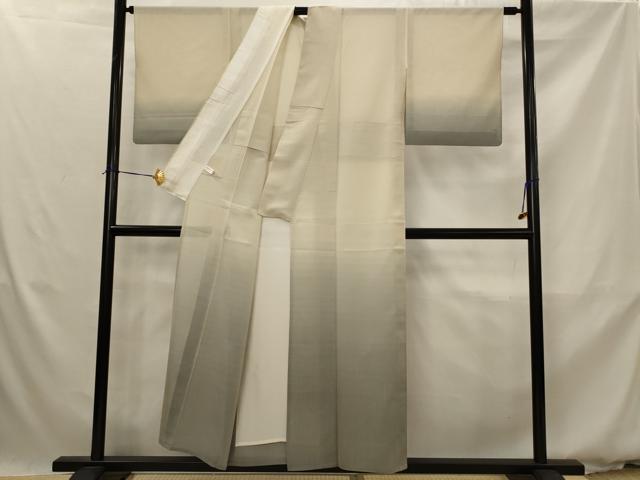 平和屋着物*夏物 訪問着 紗紬 霞文 暈し染め 正絹 逸品 AABK2988st