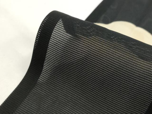 平和屋着物*夏物 訪問着 絽 カラー 黒地 正絹 逸品 AABK3000st