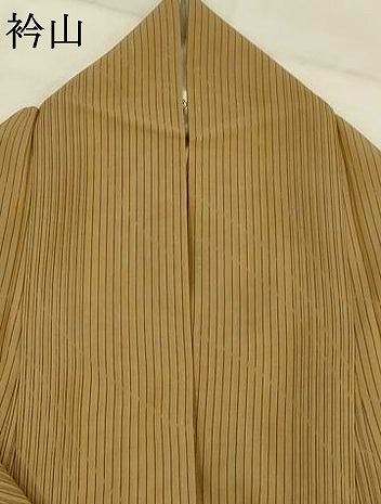 平和屋着物*夏物 紗紬 縞 正絹 逸品 AABK3026st