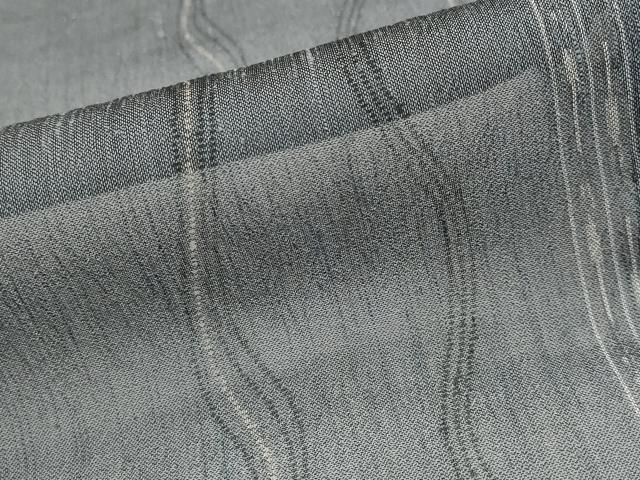 平和屋着物*夏物 紗紬 間道 正絹 逸品 AABK3033st