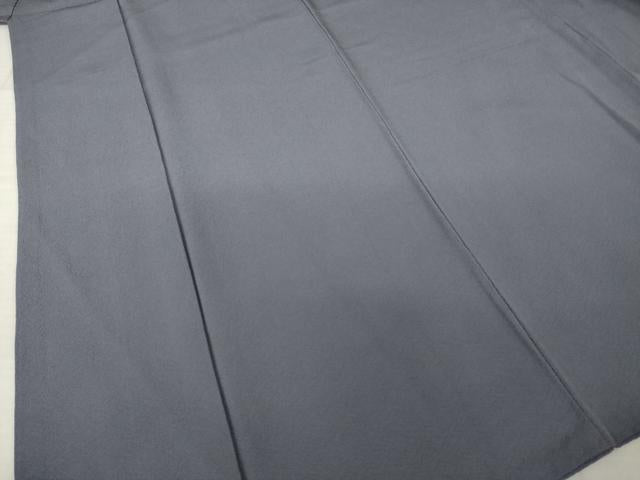 平和屋着物●上質な色無地 紫鼠色 正絹 逸品 AABK3060ck