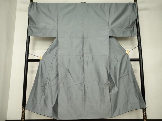 平和屋着物●男性 紬 亀甲文 キングサイズ 正絹 逸品 未使用 AABK3066ck
