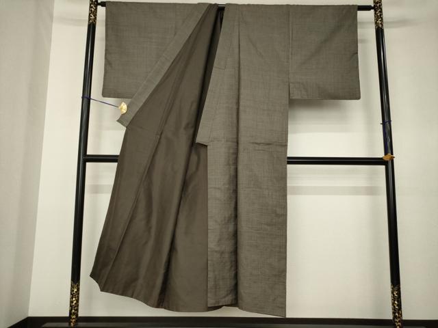 平和屋着物●男性 本場大島紬 アンサンブル 西郷絣 反端付き 正絹 逸品 AABK3067ck