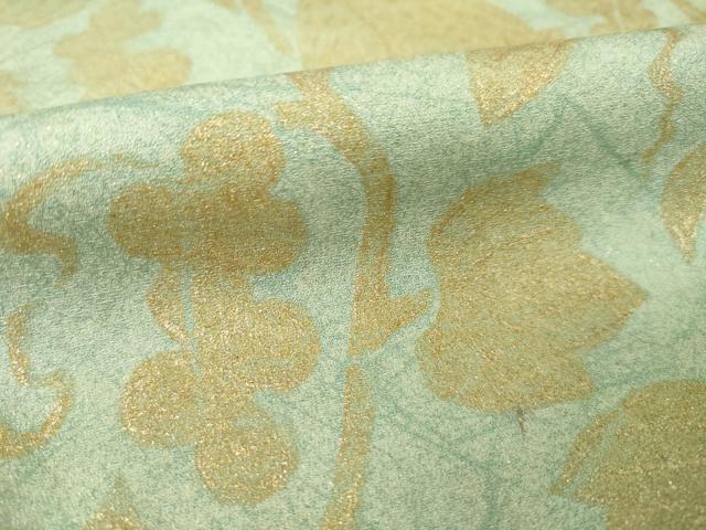 平和屋着物●訪問着 葡萄蔦草文 暈し染め 金彩 正絹 逸品 AABK3074ck