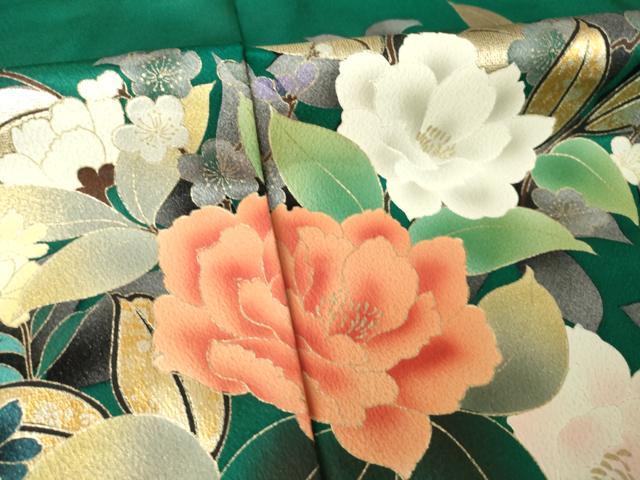 平和屋着物●豪華振袖 加勢大周 草花文 仮絵羽 逸品 未使用 AABK3083ck