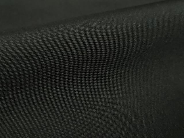 平和屋着物●男性 黒紋付 反端付き 正絹 逸品 AABK3091ck