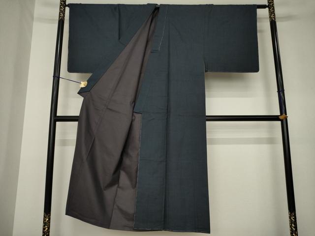 平和屋着物●男性 本場大島紬 アンサンブル 100亀甲 総詰め 正絹 逸品 未使用 AABK3092ck