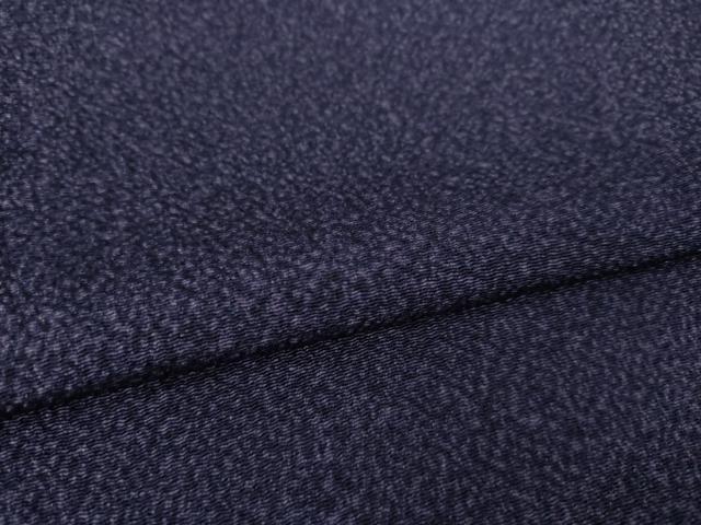 平和屋着物●上質な小紋 霞文 鬼しぼ縮緬 正絹 逸品 未使用 AABK3114ck