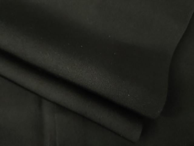 平和屋着物●男性 黒紋付 正絹 逸品 AABK3125ck