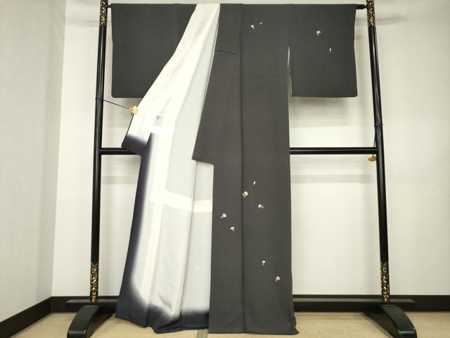 平和屋着物●訪問着 小花文 金彩 正絹 逸品 AABK3129ck
