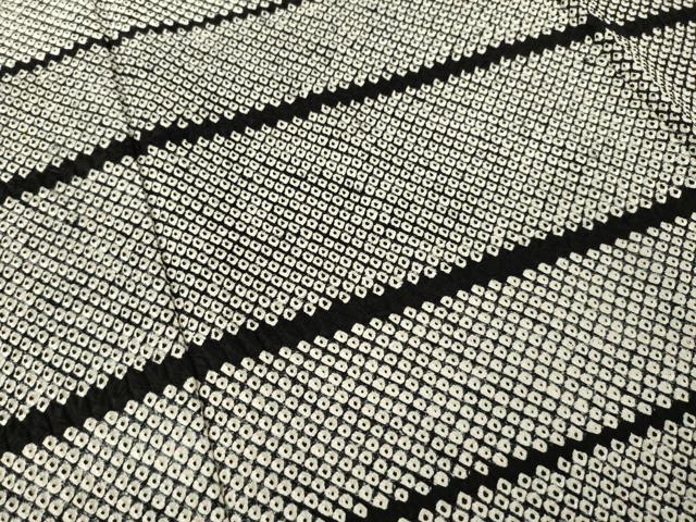 平和屋着物●本疋田絞り 訪問着 横段文 正絹 逸品 AABK3132ck