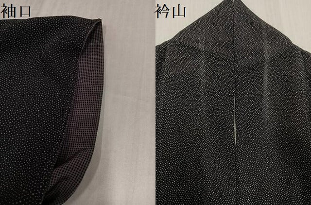 平和屋着物●江戸小紋 大小あられ 正絹 逸品 AABK3181ph