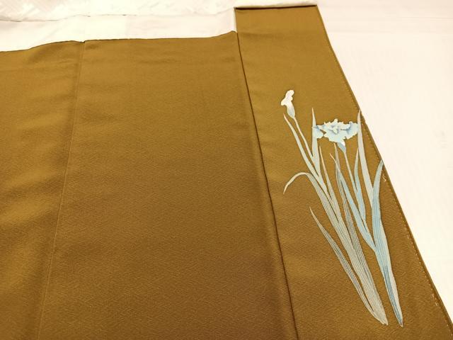 平和屋着物●訪問着 友禅 草花文 暈し染め 正絹 逸品 未使用 AABK3183ph