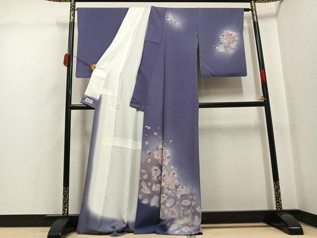 平和屋着物●訪問着 枝桜文 暈し染め やまと誂製 正絹 逸品 AABK3239ph