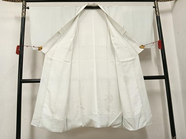 平和屋着物●日本画家 濡れ描き友禅作家 高橋峰陵 長襦袢 袷 作家物 松竹梅文 暈し染め 正絹 逸品 AABK3240ph