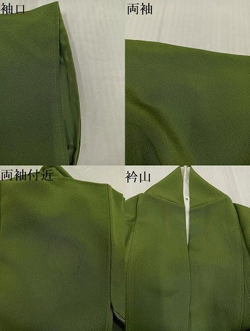 平和屋着物●上質な色無地 根岸色 正絹 逸品 AABK3256ph