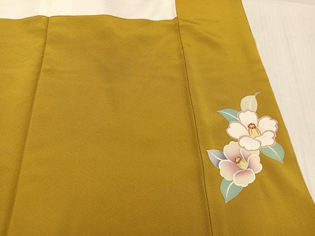 平和屋着物●豪華振袖 駒刺繍 折り鶴 糸巻花文 暈し染め 金彩 正絹 逸品 AABK3265ph