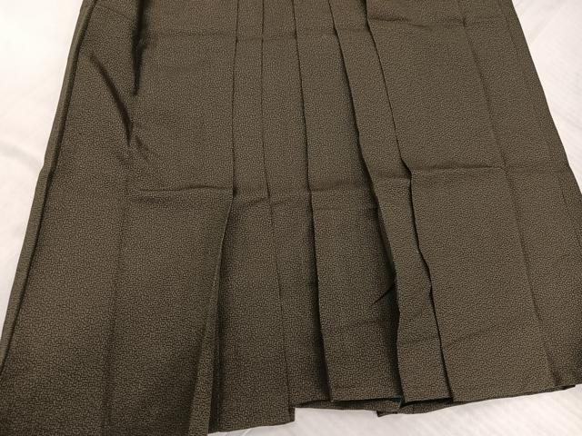 平和屋着物●男性 行灯袴 幾何学文様 正絹 逸品 AABK3272ph
