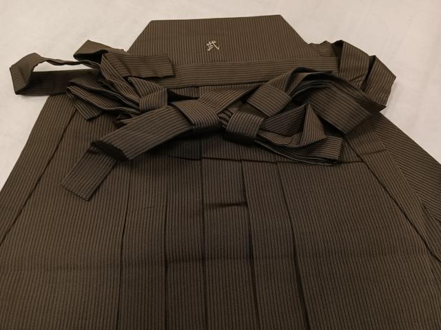 平和屋着物●男性 行灯袴 縞 正絹 逸品 AABK3277ph