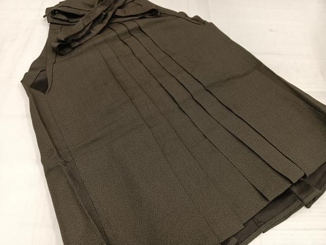 平和屋着物●男性 行灯袴 幾何学文様 正絹 逸品 AABK3282ph