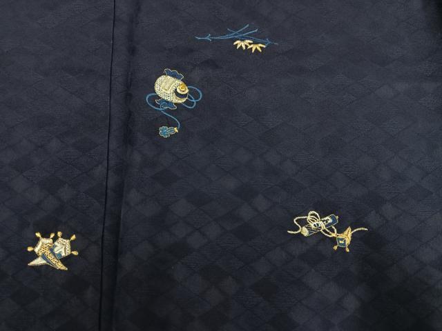 平和屋着物●訪問着 総刺繍 宝尽くし 金糸 正絹 逸品 未使用 AABK3302ph