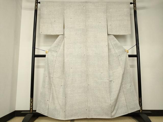 平和屋着物●上質な小紋 舞蝶文 正絹 逸品 AABK3321ck