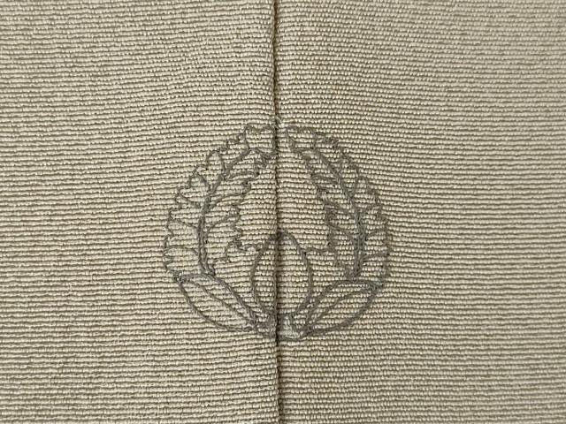 平和屋着物●上質な色無地 茶鼠色 正絹 逸品 AABK3335ck
