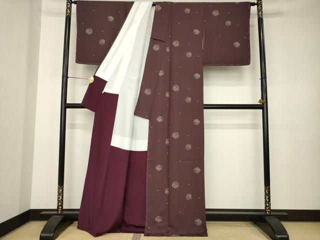 平和屋着物●上質な小紋 跳び兎 正絹 逸品 AABK3339ck