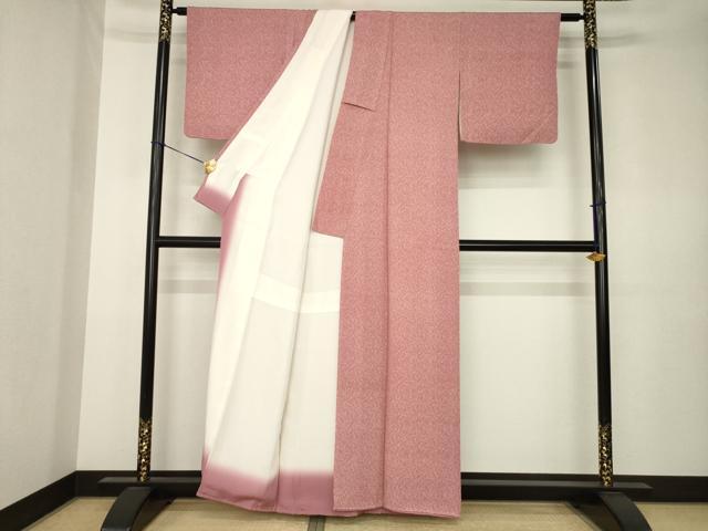 平和屋着物●江戸小紋 南天文 正絹 逸品 AABK3342ck