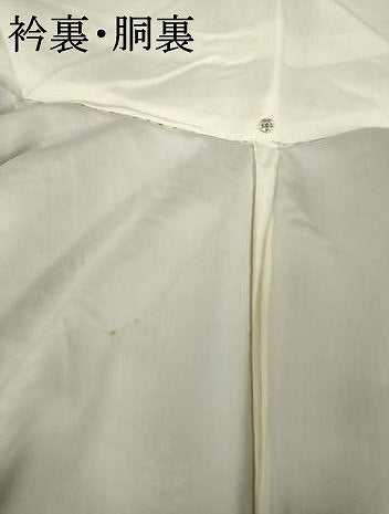 平和屋着物●上質な紬 葡萄唐草文 正絹 逸品 AABK3377ck
