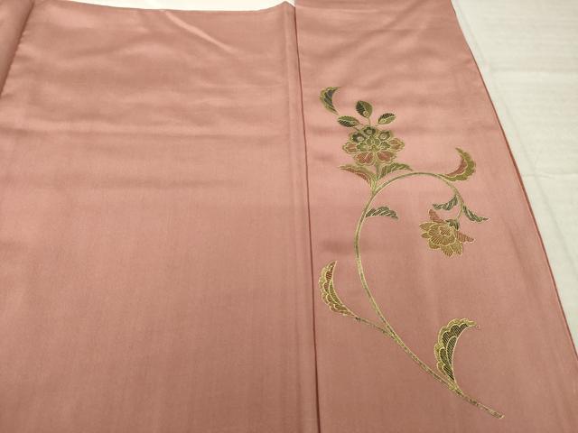 平和屋着物●訪問着 螺鈿 更紗花文 暈し染め 金銀彩 正絹 逸品 AABK3388ck