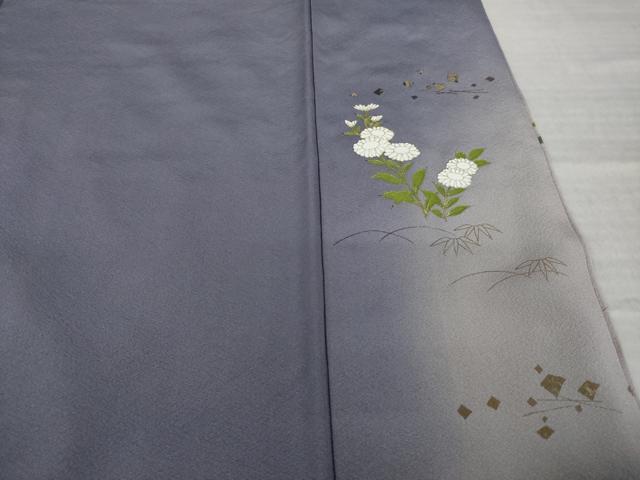 平和屋着物●豪華色留袖 孔雀花文 金銀彩 正絹 逸品 AABK3389ck