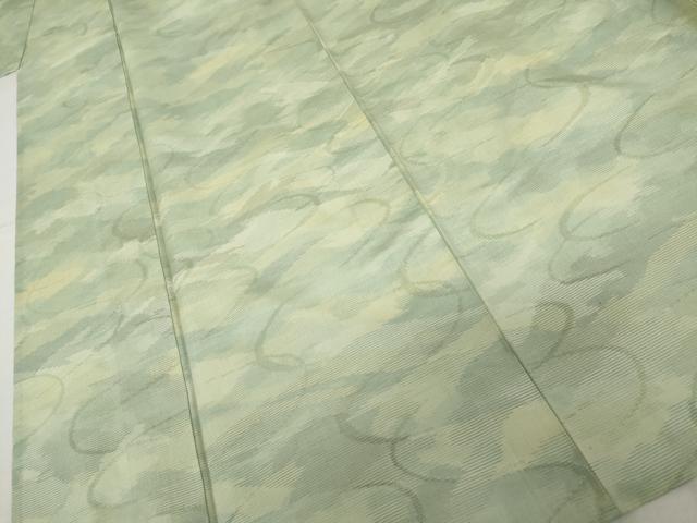 平和屋着物*夏物 小紋 流水紋紗 正絹 逸品 AABK3462cs