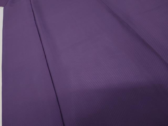 平和屋着物*上質な色無地 霞紋紗 桑の実色 正絹 逸品 AABK3468cs