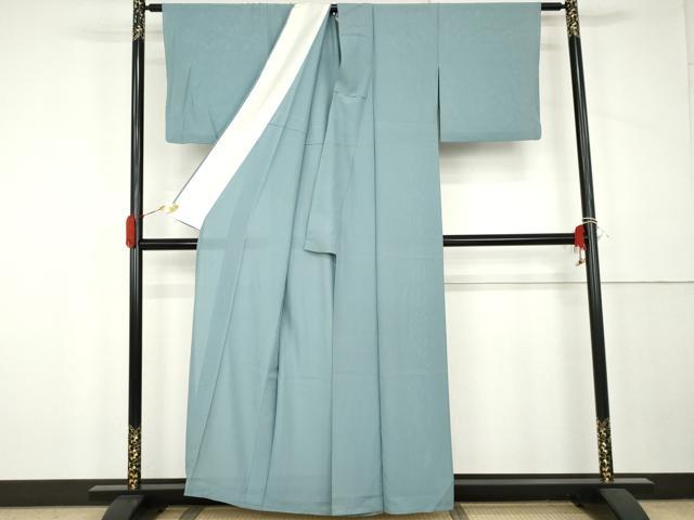 平和屋着物*夏物 色無地 絽 秘色色 正絹 逸品 AABK3483cs