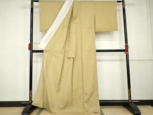 平和屋着物*夏物 色無地 絽 木蘭色 洗える着物 AABK3501cs