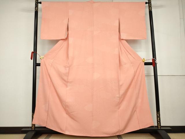 平和屋着物●江戸小紋 寄せ小紋柄 正絹 逸品 AABK3539cs
